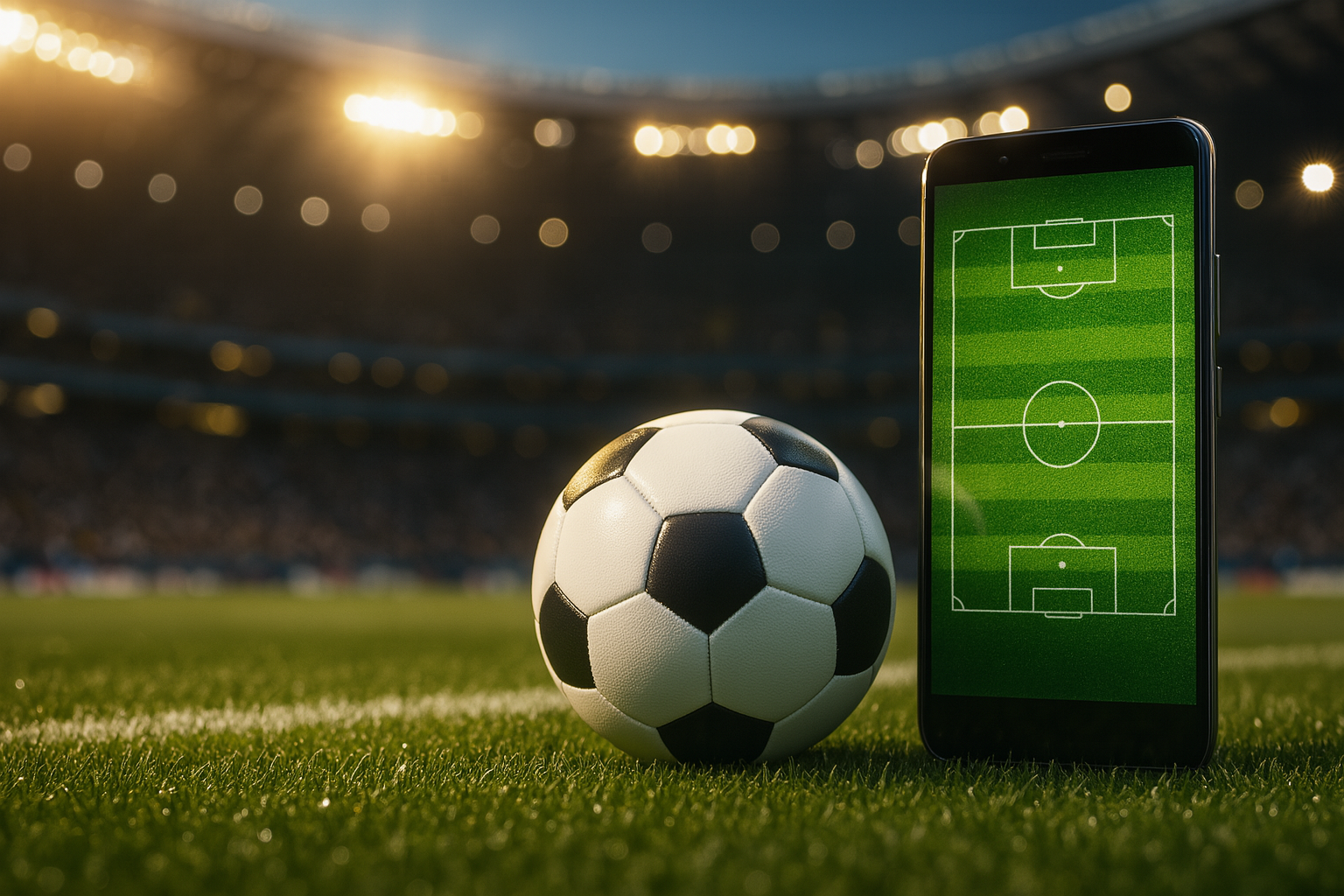football and phone